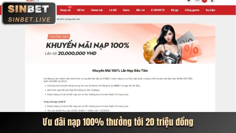 Hoàn trả thể thao casino 777win